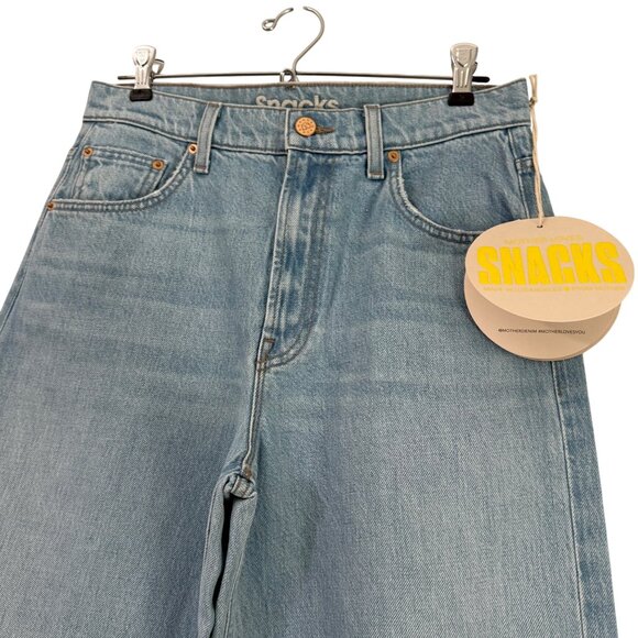 Mother Snacks Denim The Fun Dip Puddle Lots of Nibbles Distressed Jeans 25 NEW - Picture 3 of 7